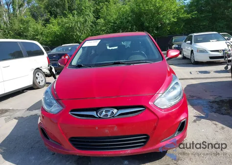 2012 Hyundai Accent Gs из США, поврежденный, VIN KMHCT5AE9CU047449